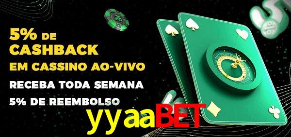 Promoções do cassino ao Vivo yyaabet
